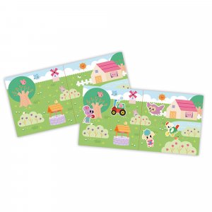 Pochette de stickers gommettes repositionnables nature Janod