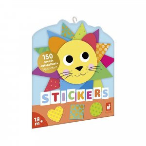 150 gommettes stickers formes géométriques Janod