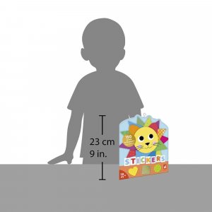 150 gommettes stickers formes géométriques Janod