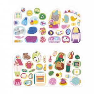 Cahier de stickers pour enfants la maison Janod