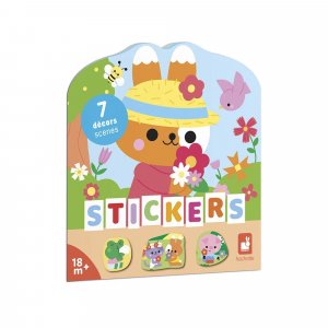 Cahier de stickers pour enfants la campagne Janod