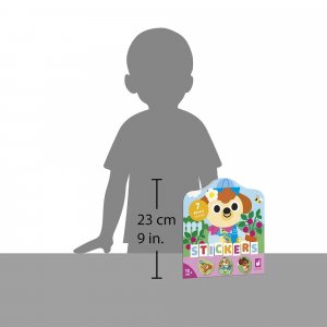 Cahier de stickers pour enfants le jardin Janod