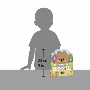 Cahier de stickers pour enfants la forêt Janod