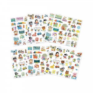 200 gommettes stickers maternelle Janod