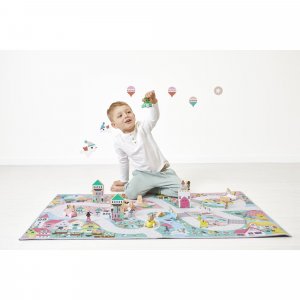 Tapis de jeu avec circuit cross roads Janod