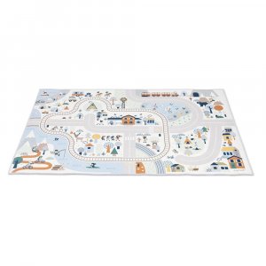 Tapis de jeu avec circuit cross roads la vallée blanche Janod