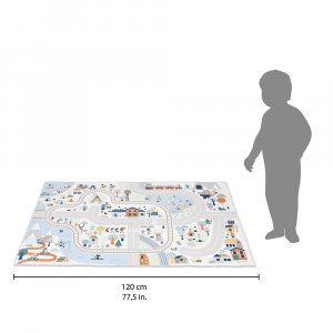 Tapis de jeu avec circuit cross roads la vallée blanche Janod