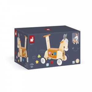 Porteur en bois âne Janod