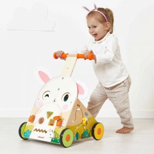 Chariot de marche multi-activités lapin Janod