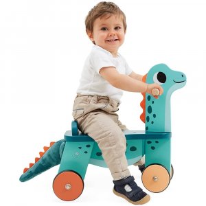 Porteur bébé dino portosaurus Janod