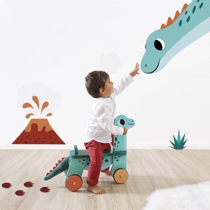 Porteur bébé dino portosaurus Janod