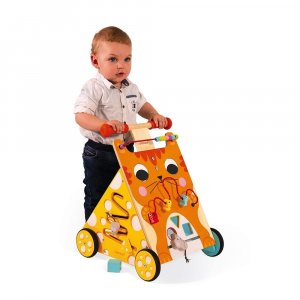 Chariot de marche multi-activités chat Janod