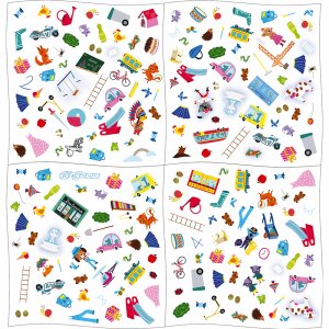 Jeu d'observation cherche et trouve les lettres Janod