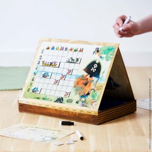 Jeu de société bataille navale pirates Janod