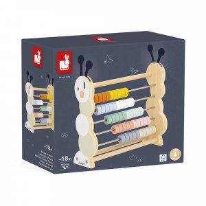 Boulier en bois pour enfant chenille sweet cocoon Janod