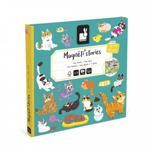 Jeu d'éveil magnétique magnéti'stories les chats Janod