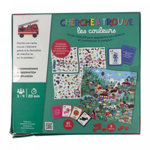 Les imparfaits - jeu d'observation cherche et trouve les couleurs Janod