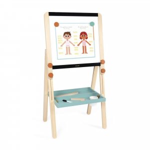 Tableau de la maîtresse en bois double face pour enfant Janod