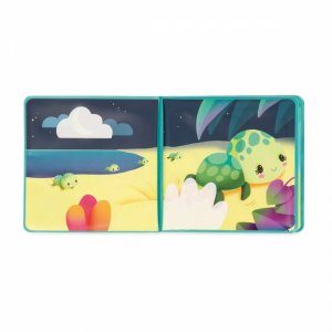 Livre de bain magique la vie des tortues Janod