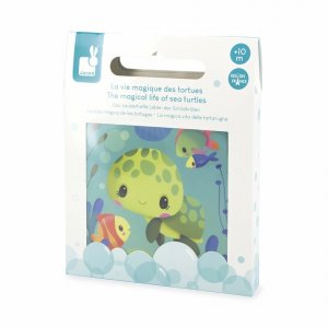 Livre de bain magique la vie des tortues Janod