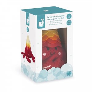 Jouet de bain éponge bernard et sa coquille Janod
