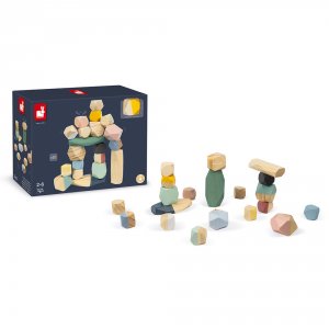 Pierre en bois à empiler sweet cocoon Janod
