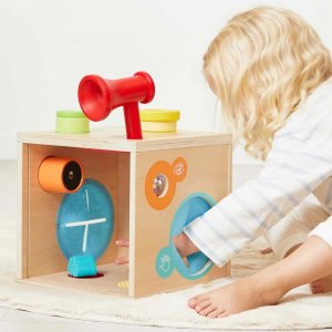 Cube d'activités boîte sensorielle pour enfant Janod