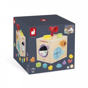 Cube d'activités boîte sensorielle pour enfant Janod