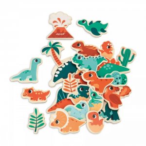 Lot de 24 magnets dino Janod