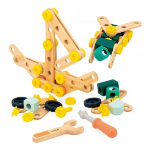 Jeu de construction pour enfant baril brico'kids 100 pièces Janod