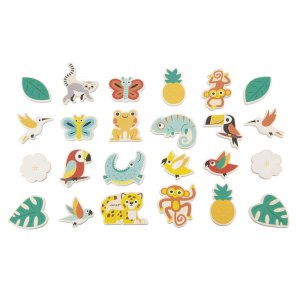Magnets tropicaux - 24 pièces Janod