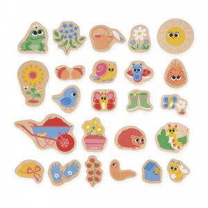 Lot de 24 magnets jardin Janod