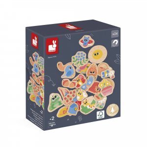 Lot de 24 magnets jardin Janod