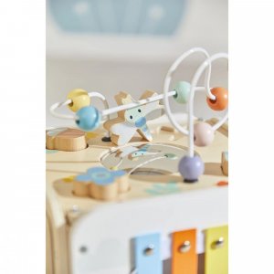 Maxi cube d'activités en bois pour enfant pure Janod