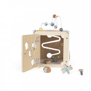 Maxi cube d'activités en bois pour enfant pure Janod