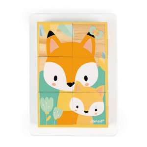 Lot de 6 cubes en bois Janod