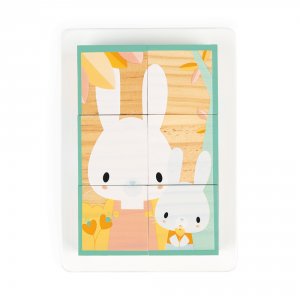 Lot de 6 cubes en bois Janod