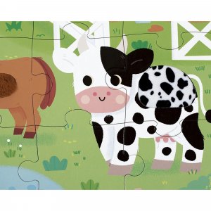 Puzzle tactile la ferme 20 pièces Janod