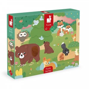 Puzzle tactile la forêt 20 pièces Janod