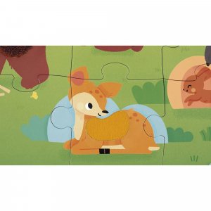 Puzzle tactile la forêt 20 pièces Janod