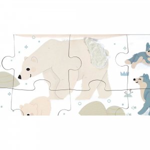 Puzzle tactile animaux polaires 20 pièces Janod