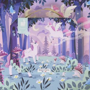 Puzzle enfant 54 pièces licornes Janod