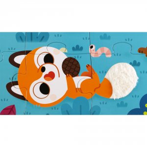 Puzzle enfant tactile les animaux de la forêt 20 pièces Janod