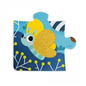 Puzzle enfant tactile les animaux de la forêt 20 pièces Janod