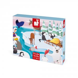 Puzzle enfant tactile la banquise 20 pièces Janod