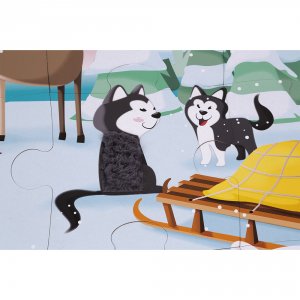 Puzzle enfant tactile la banquise 20 pièces Janod