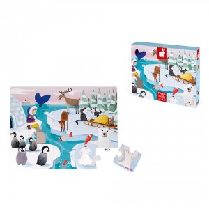 Puzzle enfant tactile la banquise 20 pièces Janod