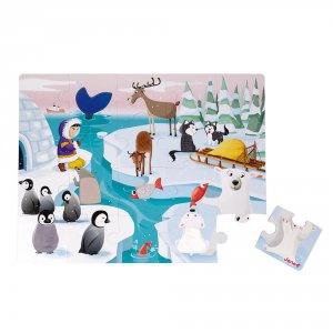 Puzzle enfant tactile la banquise 20 pièces Janod