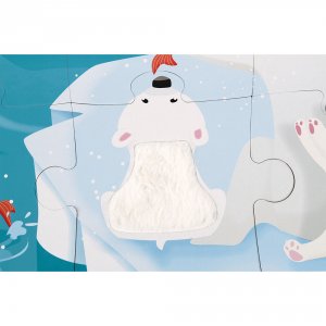 Puzzle enfant tactile la banquise 20 pièces Janod