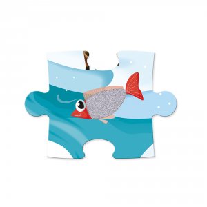 Puzzle enfant tactile la banquise 20 pièces Janod